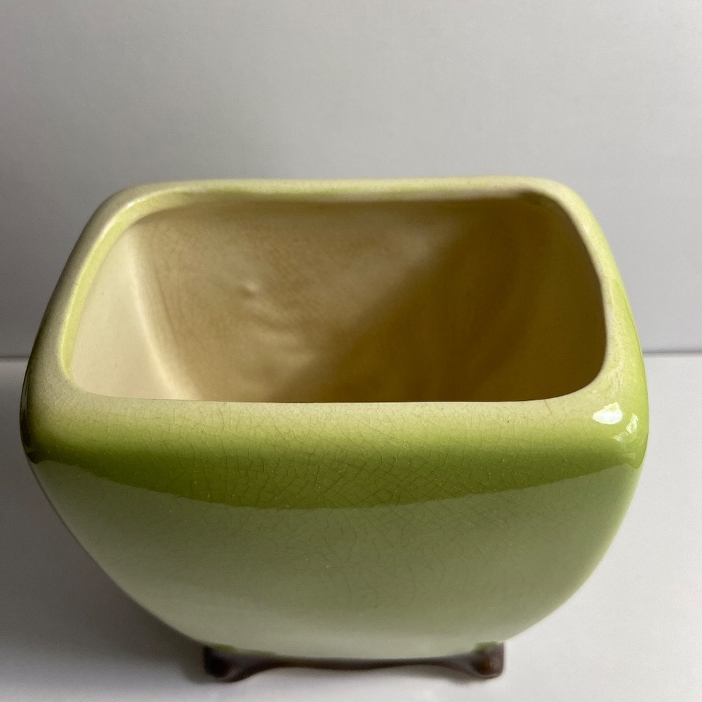 Vintage Royal Copley Footed Vase "Seaweed" - Picture 4 of 10